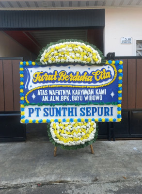 Papan Bunga Duka di Todopa