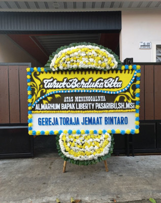 Papan Bunga Duka di Todopa